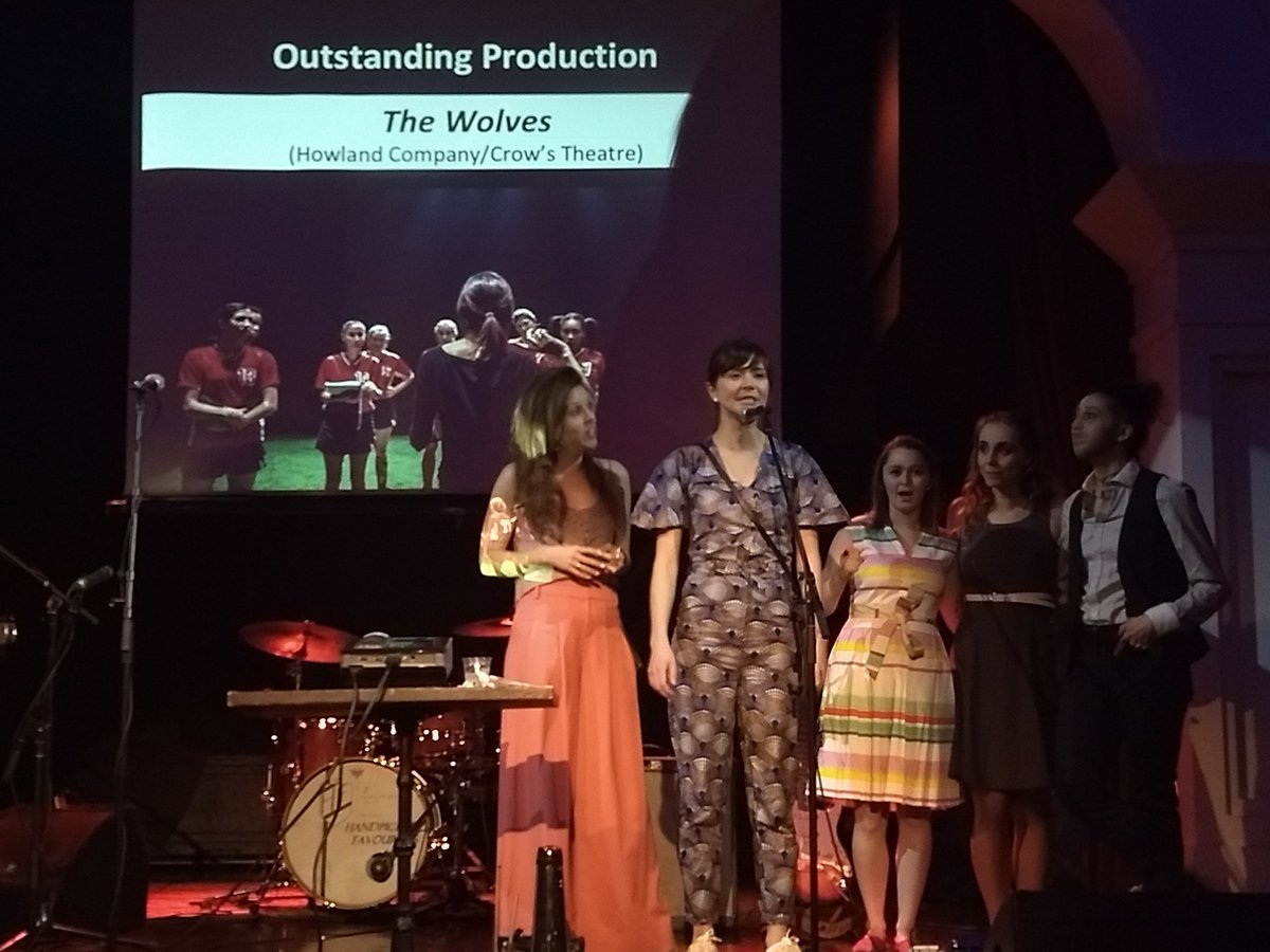MyEntWorld's tweet photo. The #CriticsPickAwards 2018 Outstanding Production winner is The Wolves (Howland Company/Crow's Theatre)! https://t.co/flX5LO3gX2