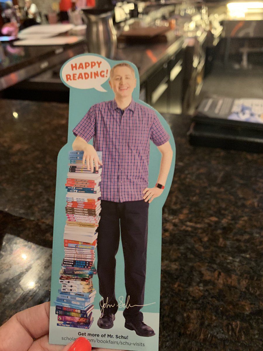 Look who we ran into!!! <a href="/MrSchuReads/">John Schu</a> @HCISDLibraries