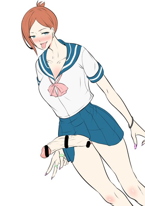 全然いいイラストじゃないのですが
構図を少しイジってやると・・・まぁ見れるかなとw

#r18 #ふたなり 