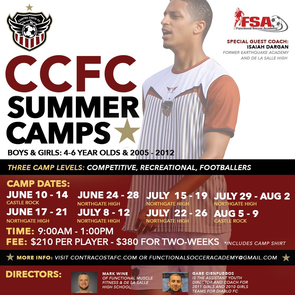 ContraCostaFC's tweet photo. Train with Isaiah!!! https://t.co/p8jrmQ72QL