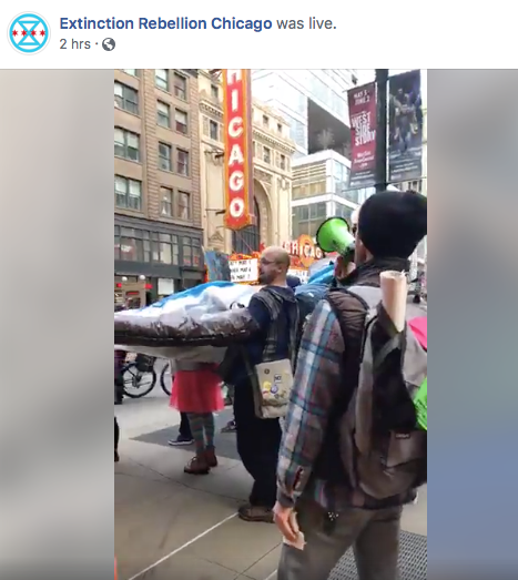 DLHillman's tweet photo. EXTINCTION REBELLION CHICAGO woke up a sleeping giant today!
At the Thompson Center next to the Standing Beast sculpture.
Watch the videos: Hear some great music ("Bring out the light when I get home..."), speeches, street theater...
https://t.co/13fALoQAkF
Thanks @XRchicago ! https://t.co/sYQgbqqMUi