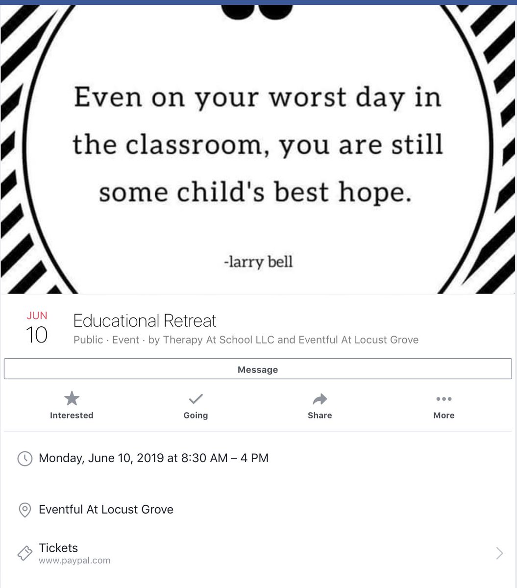 therapyatschool's tweet photo. So excited! #OccupationalTherapy #professionaldevelopment #retreat https://t.co/1TFsgbmdeX