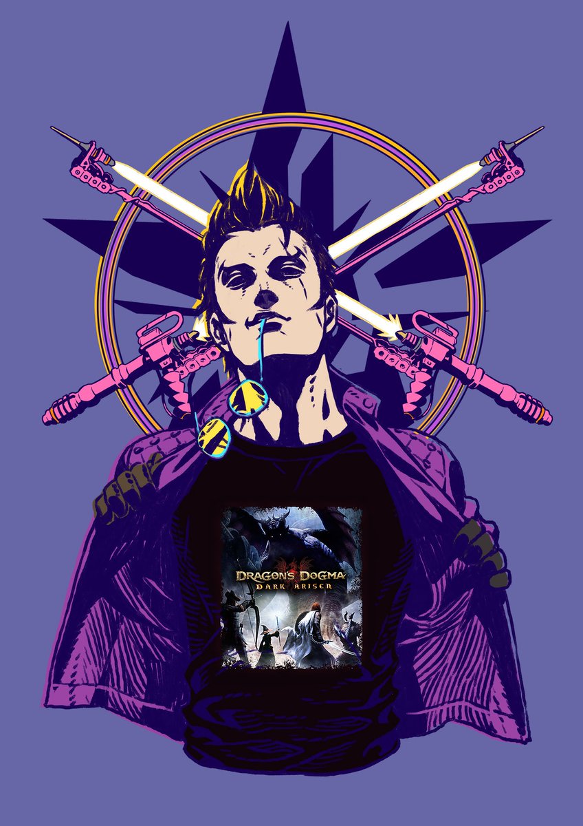 ドラゴンズドグマ 公式 No Twitter 公式ポーン として Travis Strikes Again No More Heroes の主人公 トラヴィス タッチダウン をイメージしたポーン その名も トラヴィス Td の配信が決定 配信期間は19年4月25日 木 7月8日 月 まで