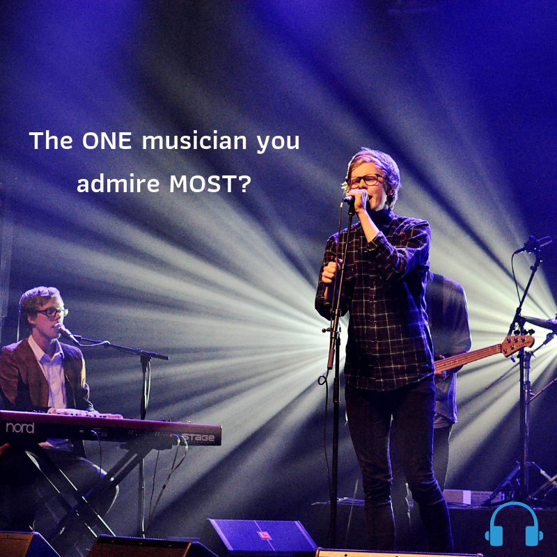bandvista's tweet photo. The ONE musician you admire the most? It could be someone on a big stage we've all heard of, or maybe a close friend. https://t.co/05MJ5fx7rI #bandvista https://t.co/rLETFRqZ6C
