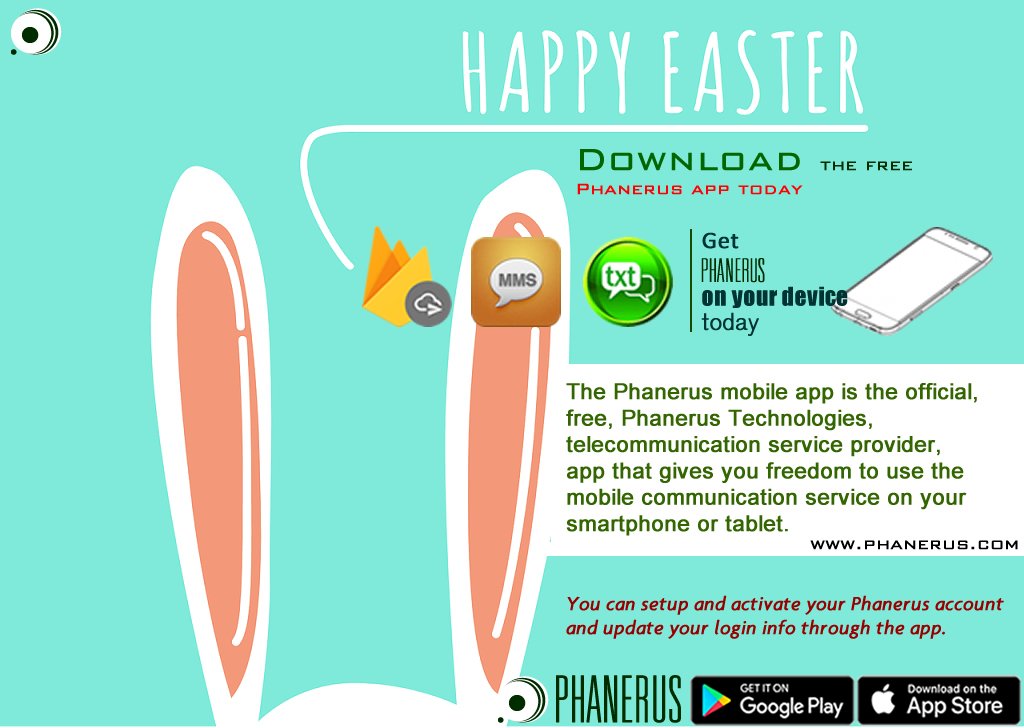 phanerus's tweet photo. Happy Easter from Phanerus !  

Download the latest version of the Phanerus Comms App on Google play : https://t.co/xSQaZoqYj2 and Apple store : https://t.co/bZy6xzV7W9 

https://t.co/xWWmDstK20, Added definition to your mobile world! https://t.co/2pgqvnNfMW