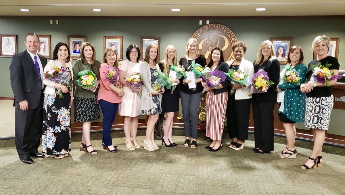 Buckelsd's tweet photo. Congratulations to ALL of the @ProsperISD Teacher of the Year Finalists. We are extremely proud of Meridith Hamilton for representing @ProsperHS and @PHSMath1 Department with such class and grace. #ExcellentTeacher #ServantsHeart #ModelTeacher #MentorTeacher #Math #1inOurHearts https://t.co/73x0Buyzfb