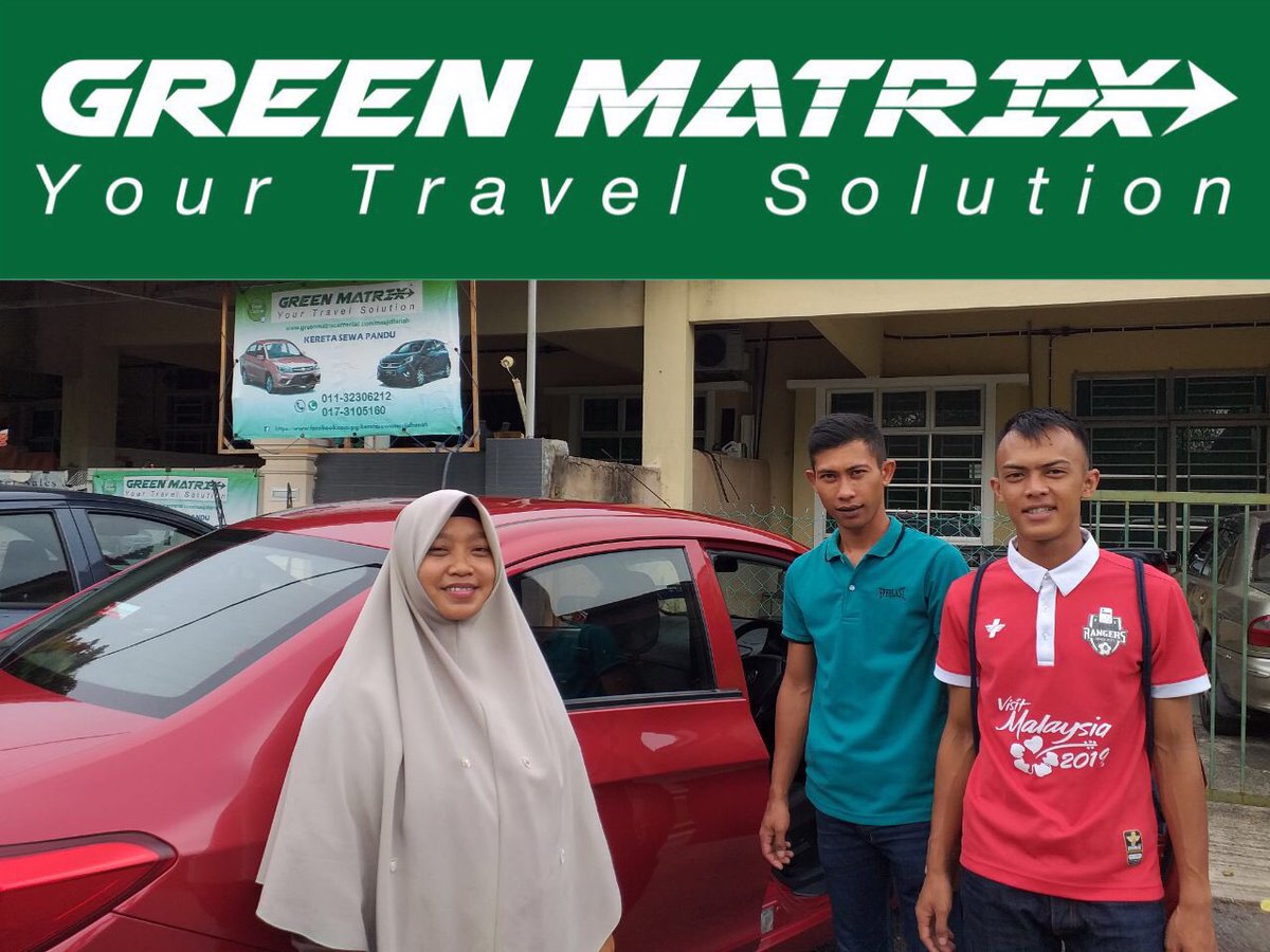 GoGreenMatrix1's tweet photo. GOGREENMATRIX | TUAN NOR FAEZ HAFIFIE FROM KEDAH

Need a car? We are your trusted one stop solution 24/7 online booking platform in Malaysia for car rental - https://t.co/J24onA0e4n

#GoGreenMatrix 
#OneStopSolution
#OnlineBookingPlatform
#YourTravelSolution https://t.co/xFY5JCxfFs
