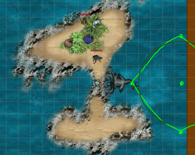 anyway this hydra didn& #39;t notice that i cast Spike Growth and it just kept running