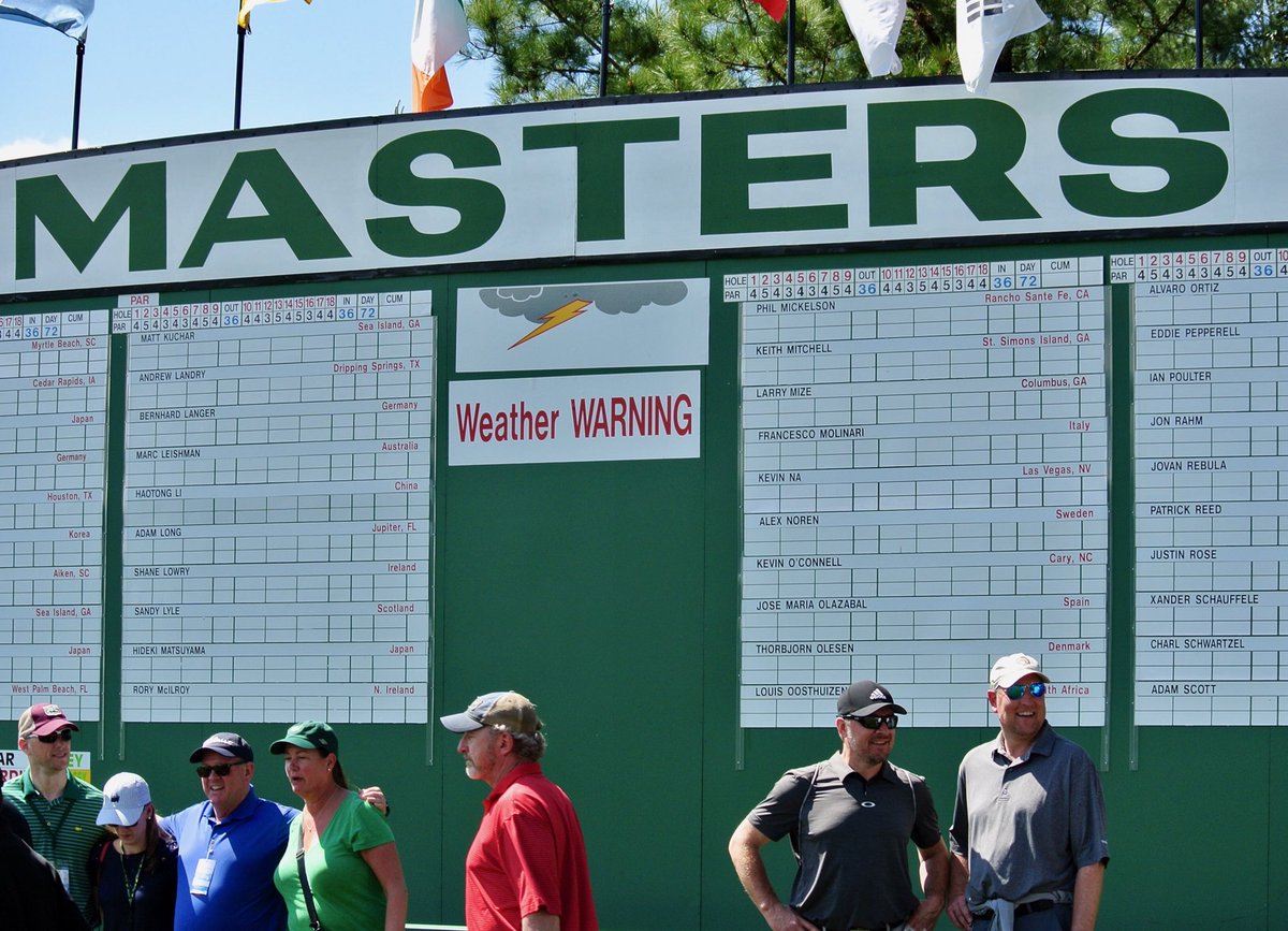 debuddecke's tweet image. What a great week to be at The Masters! Augusta National is everything it’s hyped to be. Great trip with ⁦@EricABarp⁩