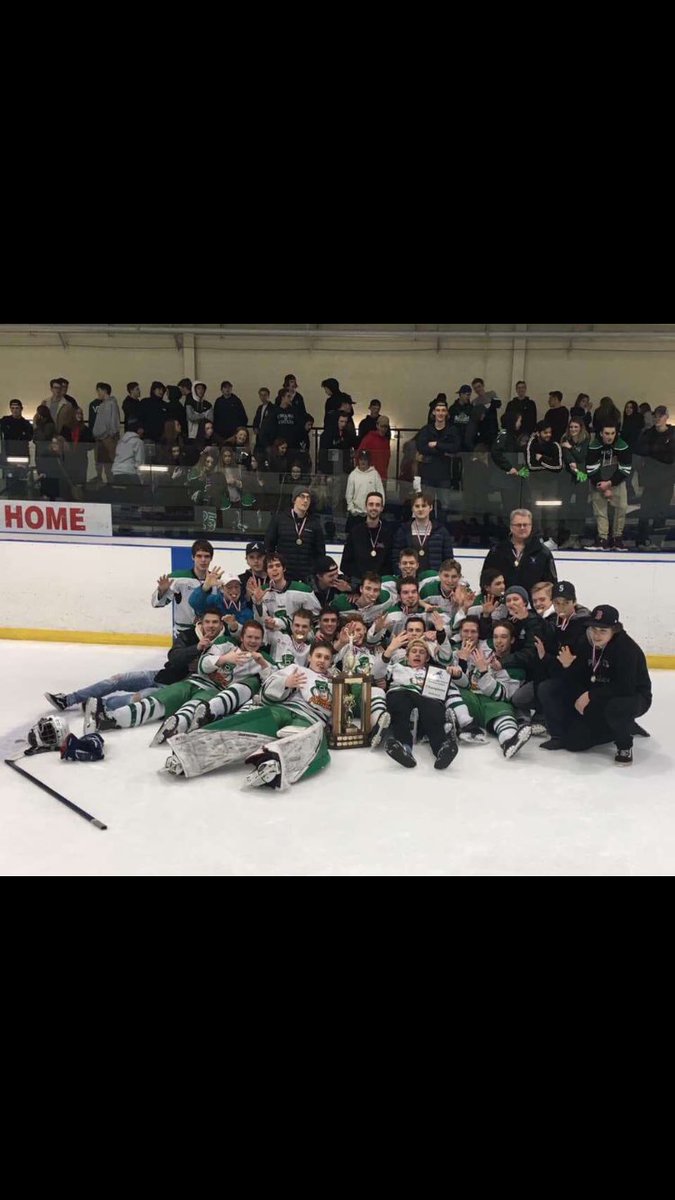 The O’Donel Patriots are your 2019 Metro high school hockey league champs with a 4-3 win over <a href="/mpsh_huskies/">HUSKIES HOCKEY</a> 5 years in a row! #od ☘️
