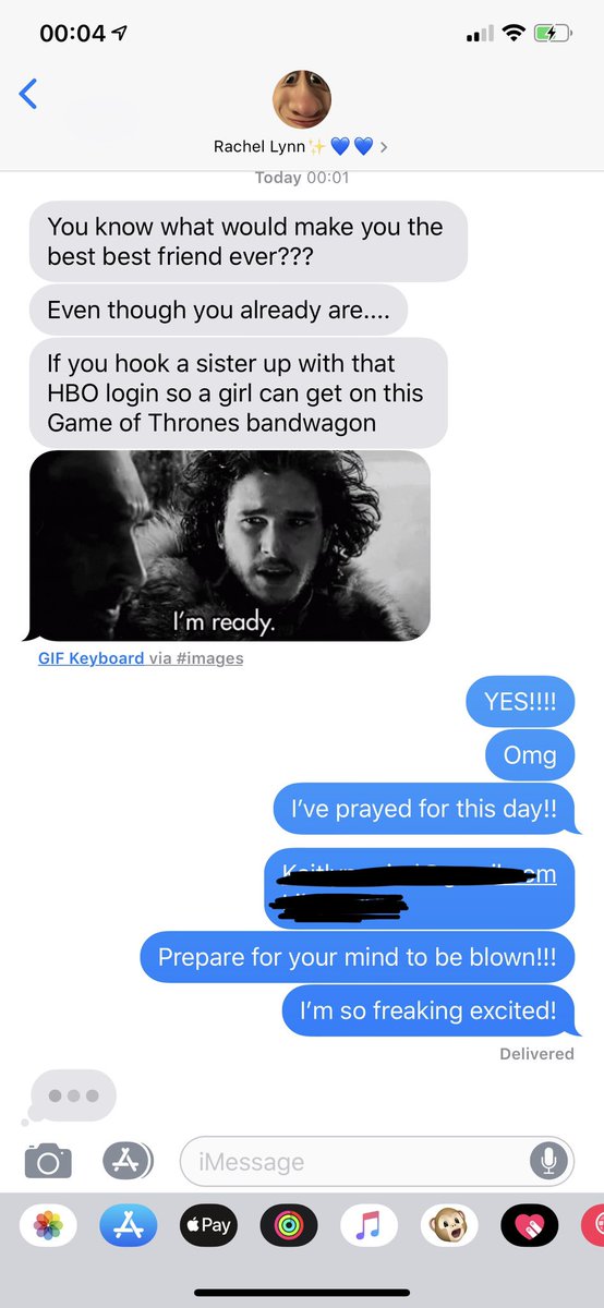 riedmylips's tweet photo. My BFF is finally hopping on the GOT train and I’ve never been more proud!! https://t.co/YIiwIyhe4o