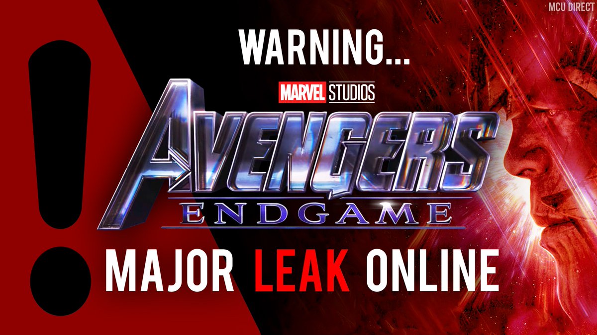 Major #AvengersEndgame spoilers have been leaked online. This page WILL NOT be posting any spoilers relating to these leaks, and we urge you all to now use extreme caution when online to avoid having the movie spoiled for you!