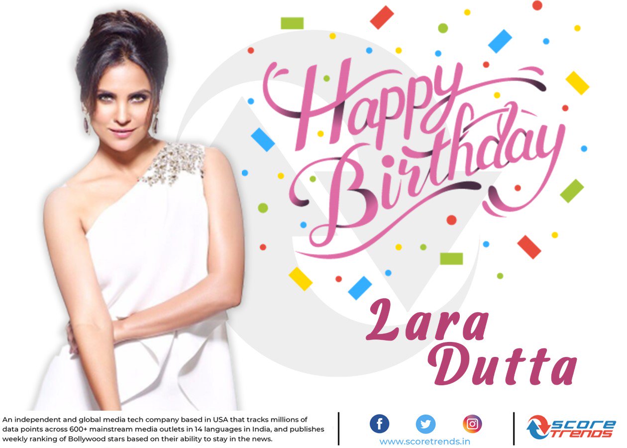 Score Trends wishes Lara Dutta a Happy Birthday!! 