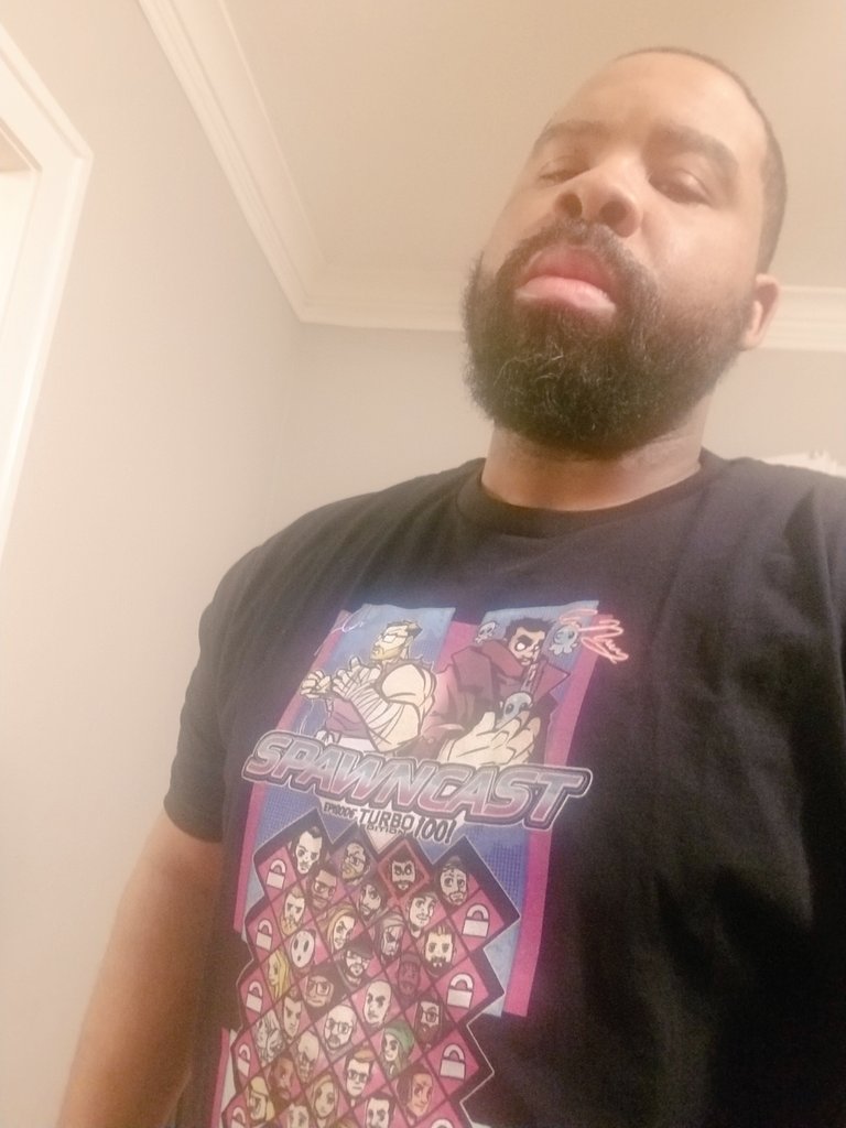SirCJillius's tweet photo. This epic #SpawnCast Tee finally arrived!! @KimerexProjekt awesome work bro! @SpawnWaveMedia you know I gotta REPRESENT! 😎💪🏾💯 #SpawnWaveMedia #NewsWave #RumorWave #Techwave #TShirts #GraphicTees #Gaming #Gamers #TurboEdition100 https://t.co/Xst79rGm4s