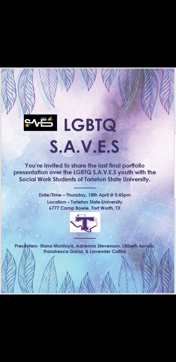 IlianaMTSU's tweet photo. Please join us! #socialwork #lgbtqsaves #socw @DrNJonesTSU @Lavender_TSU @priscilla6386 @LiliarroyoTSU @AdriennaB1 https://t.co/3Y9jdubBv8