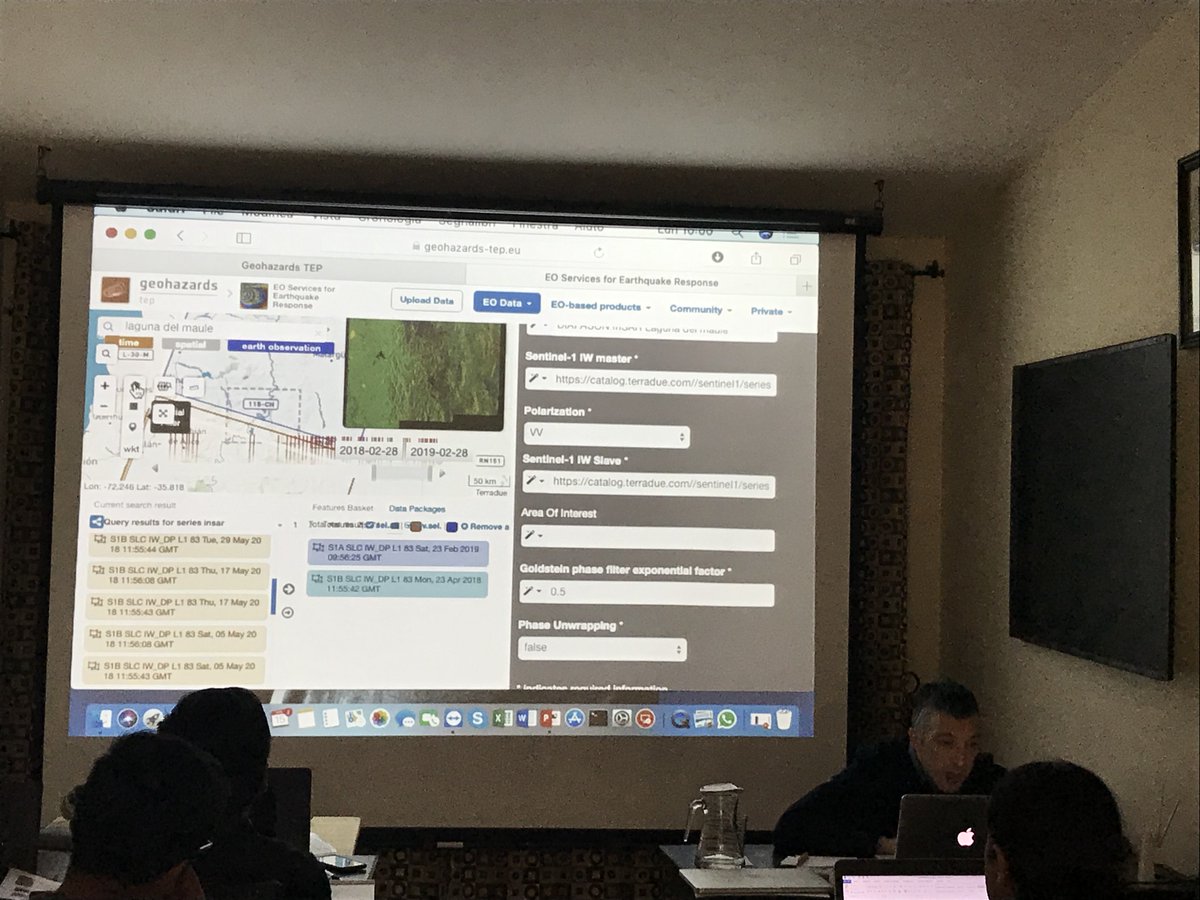 elisa_trasatti's tweet photo. Training on SAR data processing at Arequipa - Peru. Introducing &amp; discussing  #GSNL, #gep and #openscience with @CrisTolomei for the Latin American scientists. Hands-on session with resources from @EVEREST_EU1. 
Official language: Spanglish + Italian

@GeoGsnl @esa_gep #geovol https://t.co/4VUrSHnJYN