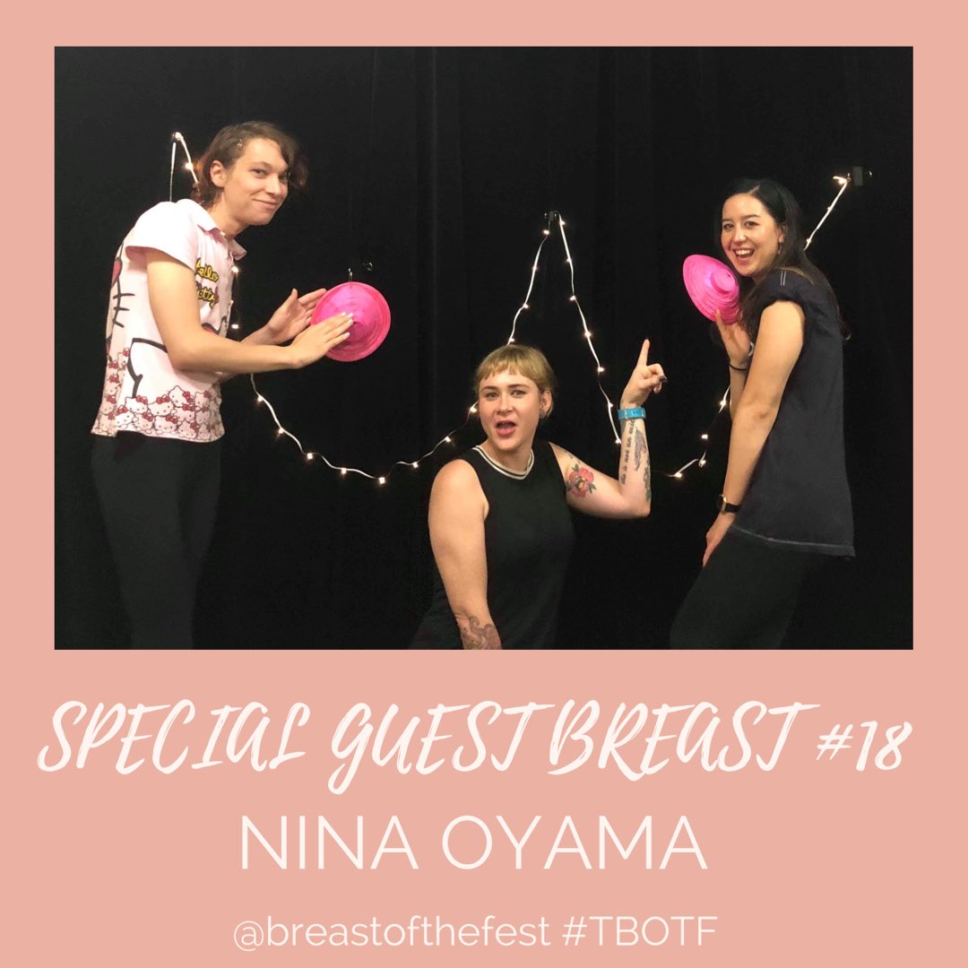 We had the wonderful @ninaoyama as our Guest Breast last night, who just got nominated for Best Newcomer at @melbcomedyfestival! See her show! It’s prestigious! 🏆

IT’S CHEAP TUESDAY! Come and see us tonight for just $20! 9:30pm 💕

comedyfestival.com.au/2019/shows/the… 

#MICF #TBOTF