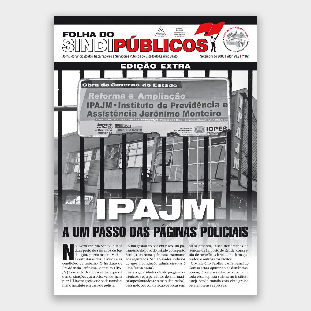 renonpena's tweet photo. Encomendado pelo amigo e jornalista Ricardo Hermeto, o Folha do Sindpúblicos era um jornal marcado pela luta dos servidores públicos do ES por melhores condições de sal��rio e aposentadoria. 

#renon #renondesign #designcapixaba #designeditorial https://t.co/J3xDuxVdtW