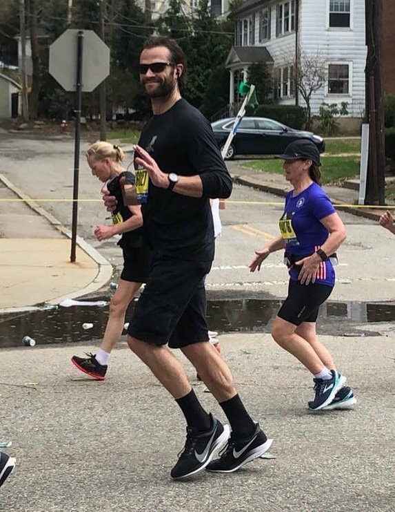 Team_SamW's tweet image. Only @jarpad can run a marathon like he's walking the runway 😍❤️
#BostonMarathon #RunPadsRun