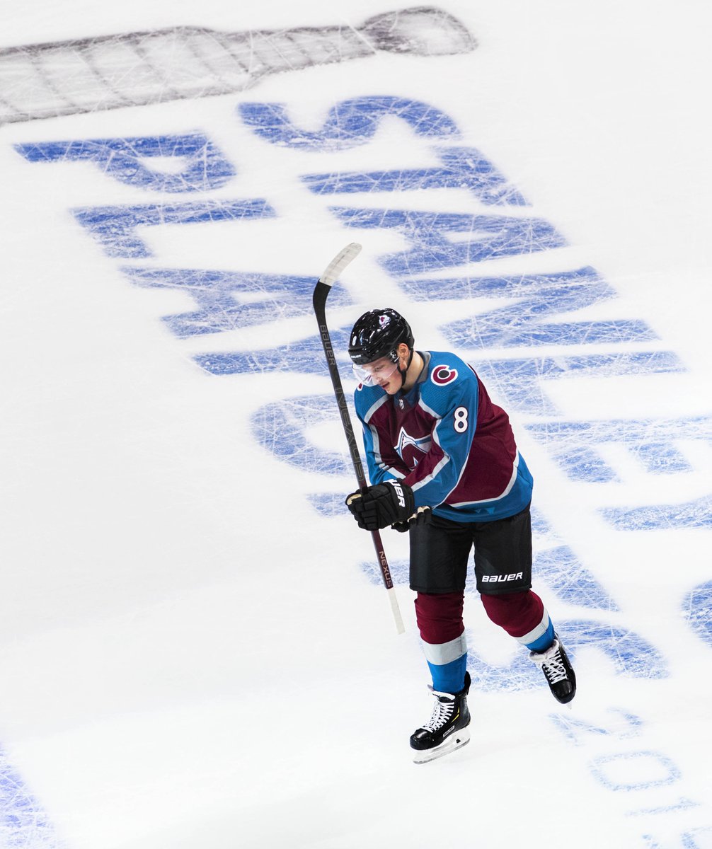 Avalanche rookie Cale Makar scores his first NHL goal in the first period of his NHL Career against Calgary in Game 3 as the Avs lead 3-0 after period one. (The Gazette, Christian Murdock <a href="/cogrizzly/">christian murdock</a>) <a href="/csgazette/">The Gazette</a> <a href="/CSGazetteSports/">Gazette Sports</a>