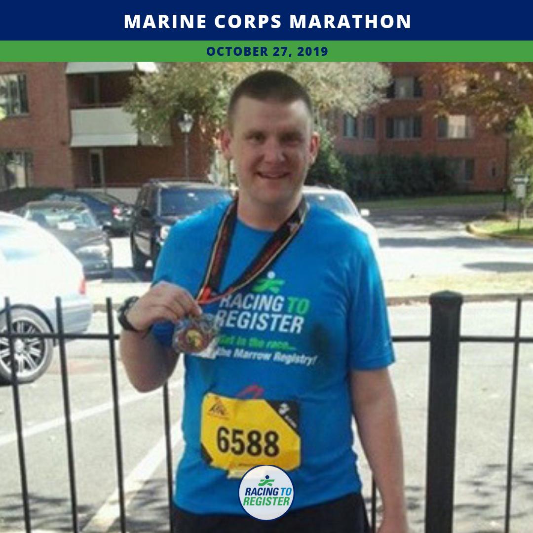 racing2register's tweet photo. Looking for a #MedalMonday?
⁣
Experience the excitement of race day with #TeamRTR at the @Marine_Marathon 10/27/19! ⁣
⁣⁣
Run with us &amp; commit to making a difference in #bloodcancers:⁣⁣

Call Tom 215.292.5575 ⁣
Sign up: https://t.co/asSkQcnkz0

#MCM2019 #RunWithTheMarines https://t.co/gMMxtcHYus