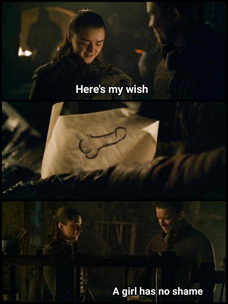 touchofdrip's tweet photo. Send me thy nude...
#touchofdrip #ForTheThrone #GameofThrones #gameofthronesfamily #gameofthronesfan #gameofthronescosplay #gameofthronespost #gameofthronesart #gameofthronesedit #gameofthronesfanart #gameofthronesmeme #gameofthronesaddict https://t.co/vYWLk65hpU