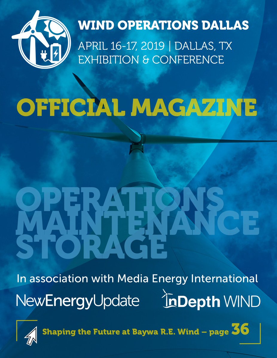 View our latest newsletter, including our Wind Operations Dallas 19 preview <a href="/InDepthWIND/">InDepth Wind</a> #OMDALLAS : lnkd.in/dhD_ybb