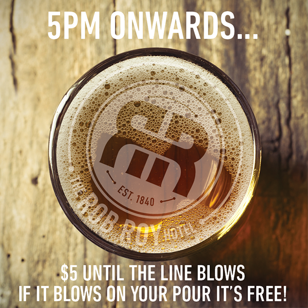 RobRoyHotel's tweet photo. Every Tuesday folks!

#beer #pints #cheaptuesday #adelaidebars #adelaidepub #pint https://t.co/YGOlj6itiX