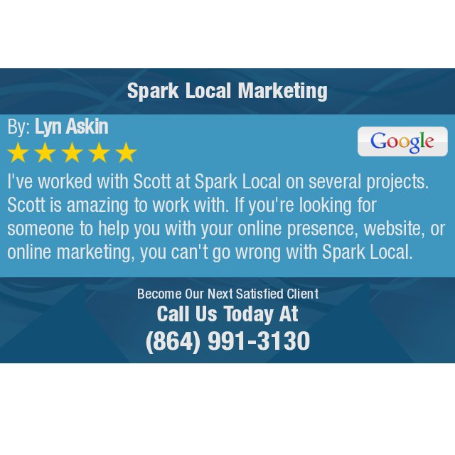 patientprospect's tweet photo. 5 Star: Lyn A. "I've worked with Scott at Spark Local on several projects. Scott is amazing to work with. If..." https://t.co/fAEab2S24Z https://t.co/rXyL48jDaF