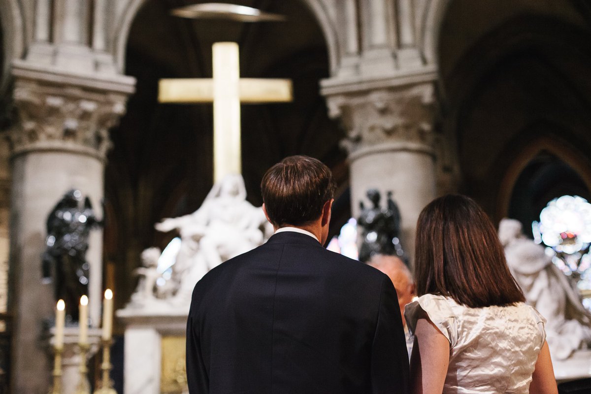 PriscillaPilon's tweet photo. Here we were behind the public altar in front of the Verge renewing our vows five years ago in the exact spot Napolean was crowned Emperor inside Notre Dame, Paris. Hope these artifacts survived. @HARRISFAULKNER https://t.co/UIaS22BHQp
