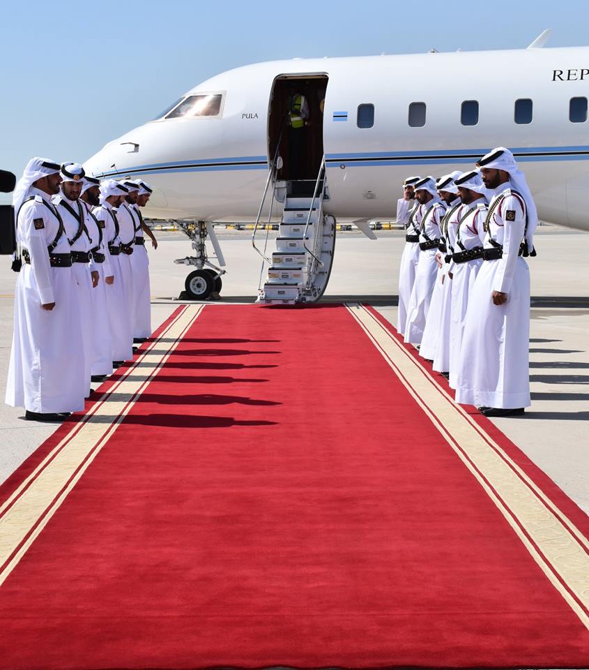 BWGovernment's tweet photo. PRESIDENT MASISI CONCLUDES QATAR STATE VISIT https://t.co/oVEmekEvFq