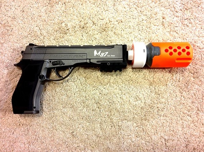 AirsoftOps's tweet image. Improved the design of our Nerf Muzzle to Airsoft Barrel Adapter to work with any Nerf Modulus muzzle, including the @Blasters3D series of Nerf muzzles. shapeways.com/product/GGHPQY… #SoftAir #SpeedQB #NerfMod #AirsoftMod #Airsoft3D #Blasters3D #AirPower3D