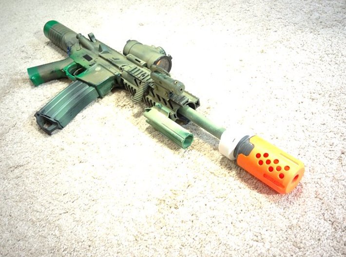 AirsoftOps's tweet image. Improved the design of our Nerf Muzzle to Airsoft Barrel Adapter to work with any Nerf Modulus muzzle, including the @Blasters3D series of Nerf muzzles. shapeways.com/product/GGHPQY… #SoftAir #SpeedQB #NerfMod #AirsoftMod #Airsoft3D #Blasters3D #AirPower3D