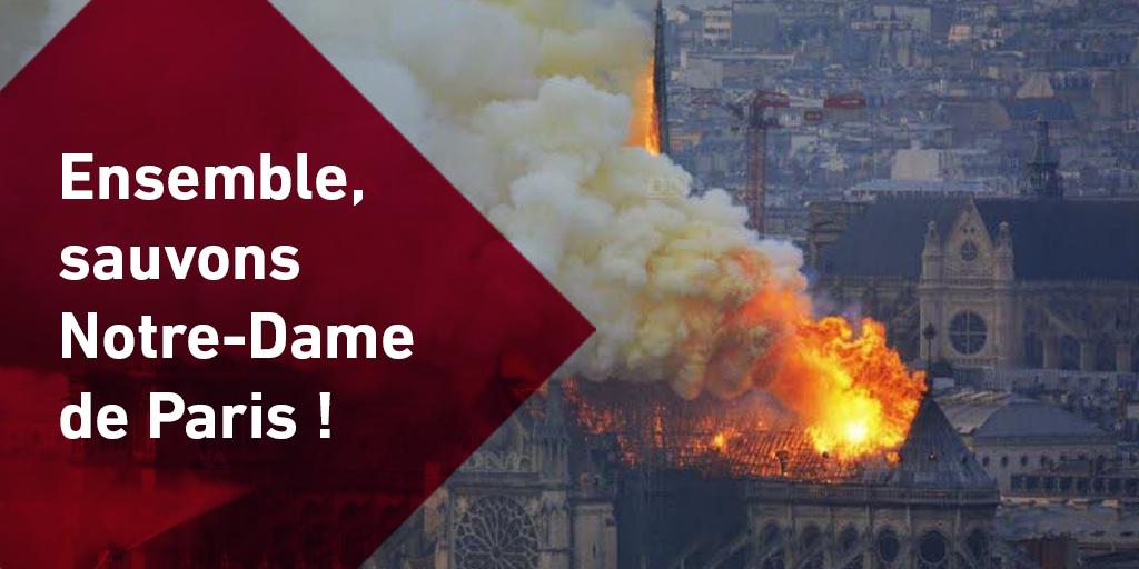 Ensemble, sauvons #NotreDameDeParis ! Devenez mécène et participez à la reconstruction de la cathédrale.
Faites vos dons sur ➡ don.fondation-patrimoine.org/SauvonsNotreDa…
Tous les dons reçus seront intégralement versés pour la Cathédrale Notre-Dame.