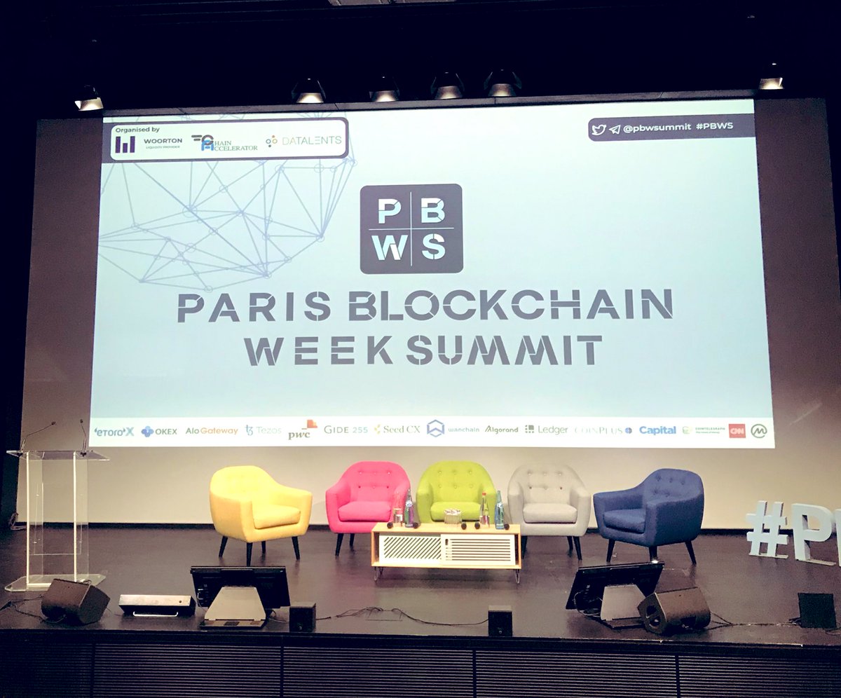 QuanteriumTech's tweet image. Excited to be at the Paris Blockchain Week. Look forward to the fantastic panels! #PBWS