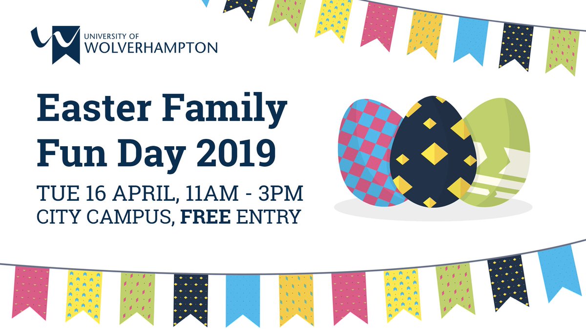 WolvesSU's tweet image. Are you coming along to the Easter Family Fun Day on today? We'll see you there from 11am. The event is free to attend and will be taking place in the  courtyard of City Campus! No pre-booking required! 🐰🍫🌺
