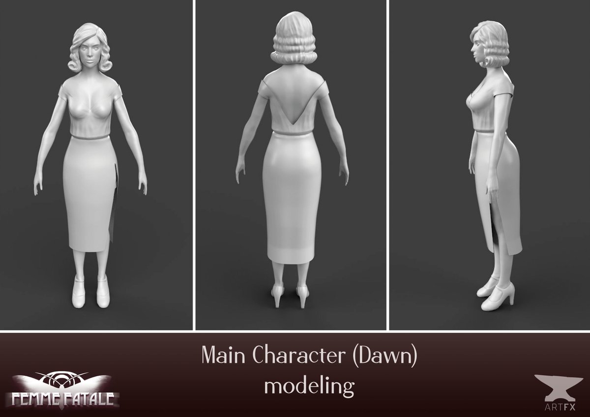 PlayFemmeFatale's tweet photo. Discover the main character of the game, Dawn, the femme fatale.
#FemmeFatale #Occult #indiedevhour #GameDev #indiedev #madewithunreal #UE4 #gaming https://t.co/VgTmhlzFbe