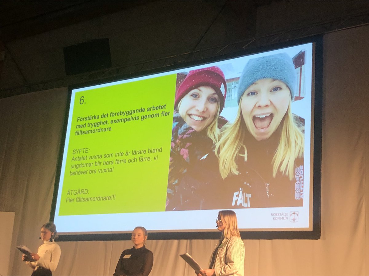 trygginorrtalje's tweet image. Ungdomsrådet önskar fler trygga vuxna i sin närhet: deras förslag är att öka antalet fältsamordnare i kommunen ❤️