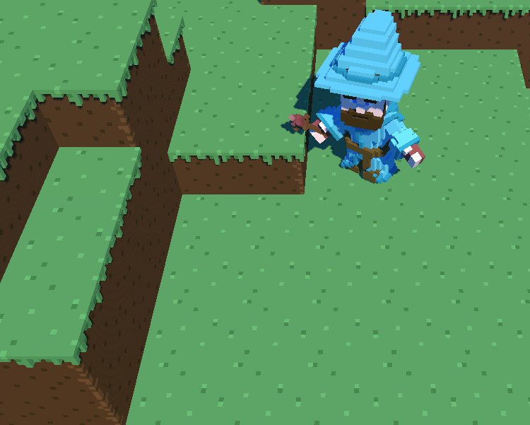 GameDevTravis's tweet image. Added grass edges to surface pieces. Using the same neighbor system as the cube faces, I can detect a straight edge or corner. It makes things start to pop out a bit. #voxel #gamedev #Indiedev #unity3d #madewithunity