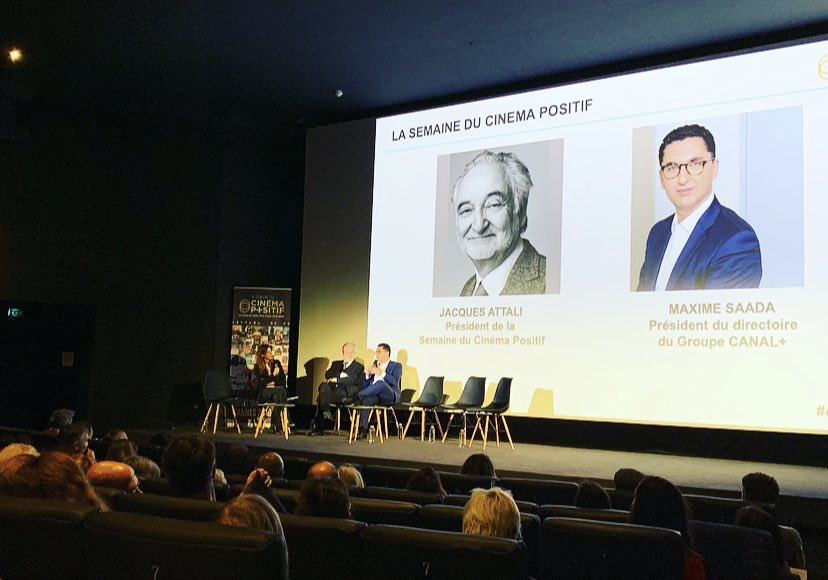 Lancement par @AudreyTcherkoff , @jattali  et @maxsaada de la 4e édition de la semaine du #CinémaPositif placée sous le thème de la justice sociale. Comédiens, metteurs en scène, scénaristes, producteurs, spectateurs 👉🏻 tous conscients du rôle du cinéma dans la société de demain.