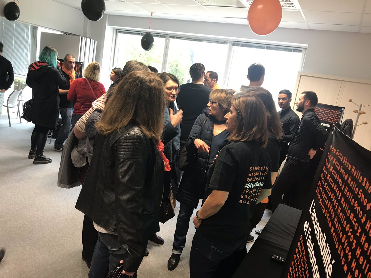 Djingo, la VR Expérience en 5G, le club des objets connectés, le coach financier, le vote, Maison protégée, Maison connectée .. autant de nouveautés présentées au #ShowHello <a href="/OrangeOccitanie/">Orange Occitanie</a> à nos collaborateurs par nos salariés #amb_digit #ProudtobeOrange