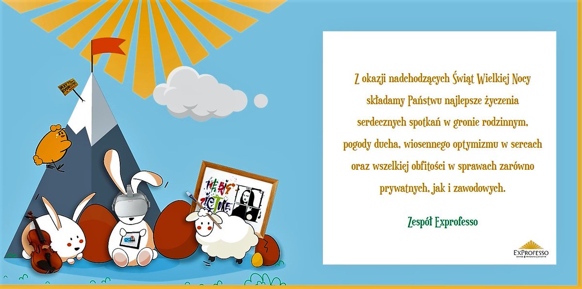 Pogodnych Świąt Wielkanocnych życzy <a href="/exprofessopl/">Exprofesso</a> 😊
#exprofesso #wielkanoc #życzenia #święta #2019
