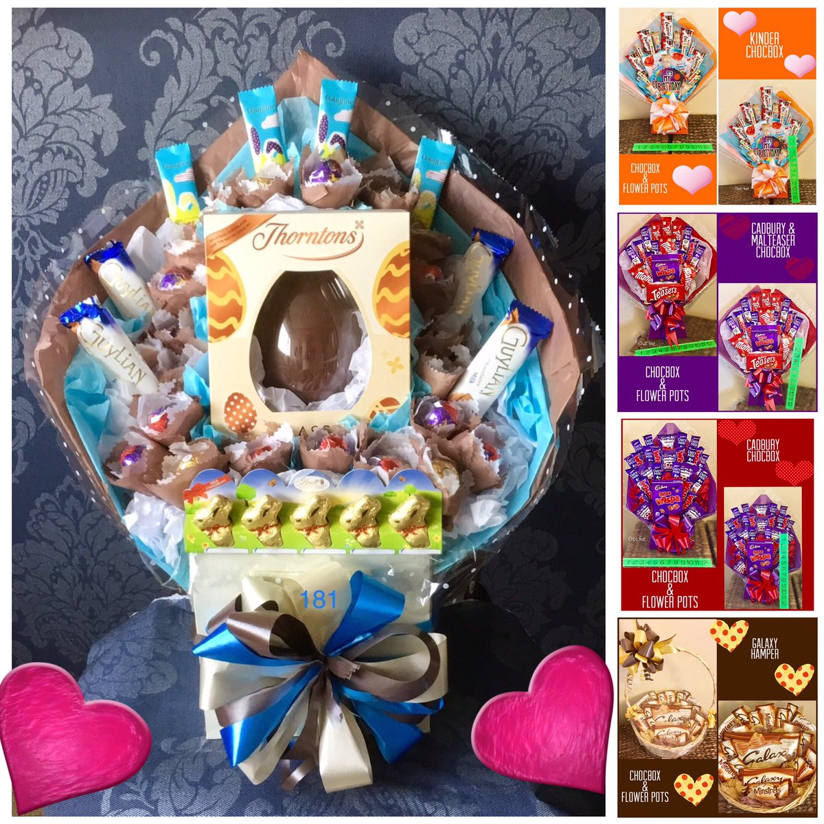 chocboxflower's tweet photo. Chocboxes ready for the Essex chocolate festival 💕#chocolate #smallbusinessowner https://t.co/toiBbD3qLW