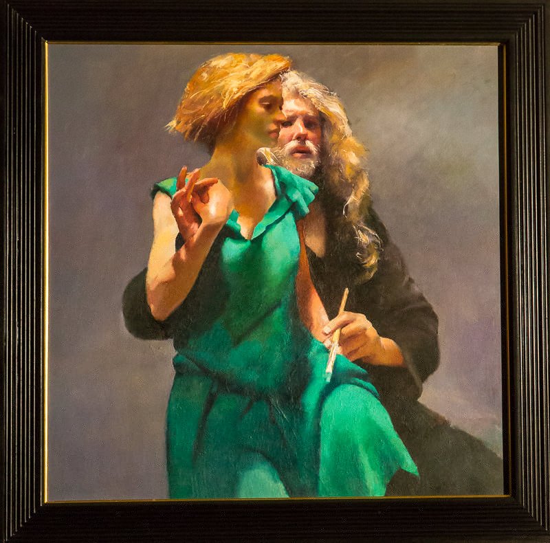 SmithsonArt's tweet photo. 'The Painter with Bella' by Robert Lenkiewicz. Circa 1990. Oil on board. 90cm x 90cm. View this piece and the full Smithson collection of Robert Lenkiewicz's work here:

https://t.co/tV7gsp0X4g

#Lenkiewicz #RobertLenkiewicz #Art #FineArt #Plymouth #TwitterArt https://t.co/E5tBmgVDOL
