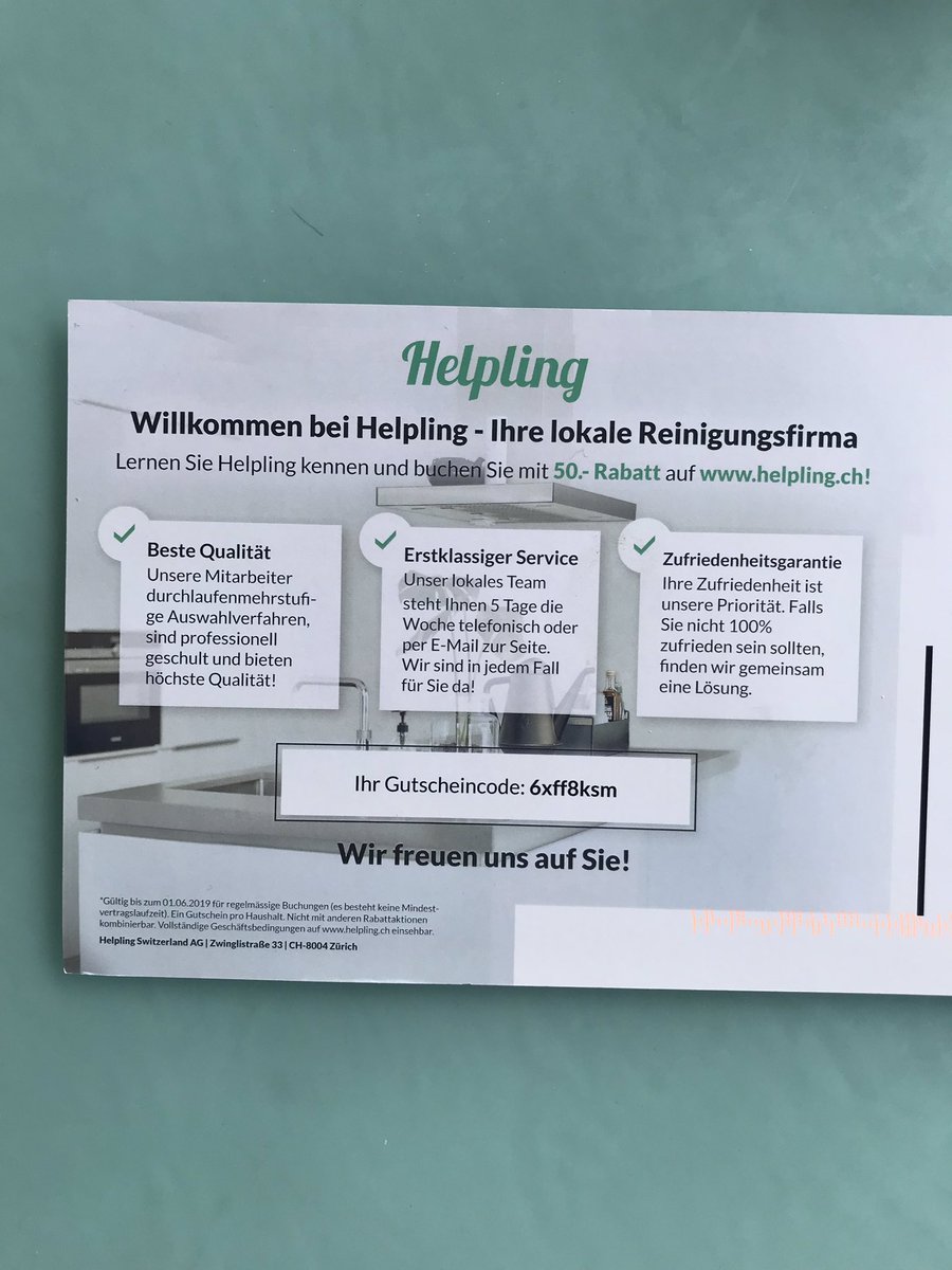 ElisaGiovanoli's tweet photo. Fühlt sich wie ein Hohn an 😡 mein Schadensfall ist seit 1 1/2 Jahren bei #bookatiger pendent - Küchenstahlplatte mit Salzsäure komplett verätzt- scheinbar keine Versicherungs Deckung bei @BOOKATIGER jetzt nennet sich die Firma #Helping #helbingch https://t.co/SJYSMYP6uX