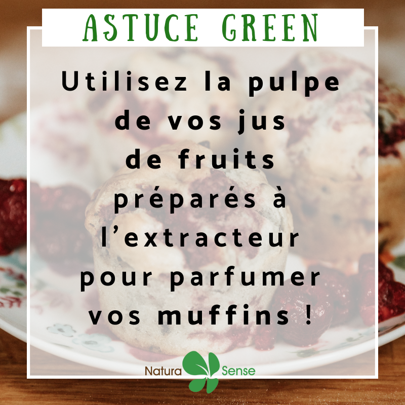 NaturaSense's tweet photo. ǀ ASTUCE #GREEN ǀ Ne jetez pas la savoureuse #pulpe de #fruits après avoir utilisé votre #extracteur de #jus : incorporez-la plutôt dans la pâte de vos #muffins pour les parfumer !
#AntiGaspi #ZéroDéchet #MardiConseil https://t.co/co8WxZL67M