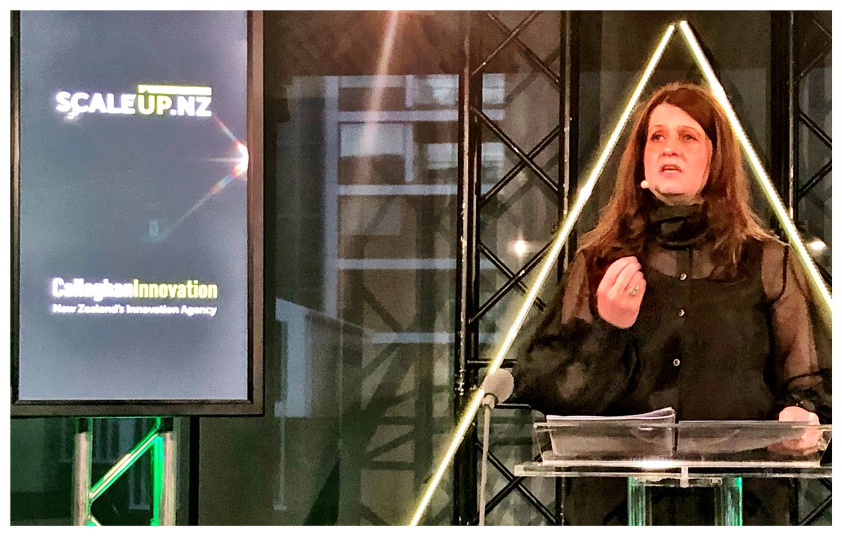 Fabulous to see @VicCrone launche #ScaleUpNZ for <a href="/callaghannz/">Callaghan Innovation</a> #AI #supercomputing. Big shoutout to @StartUpNationHQ