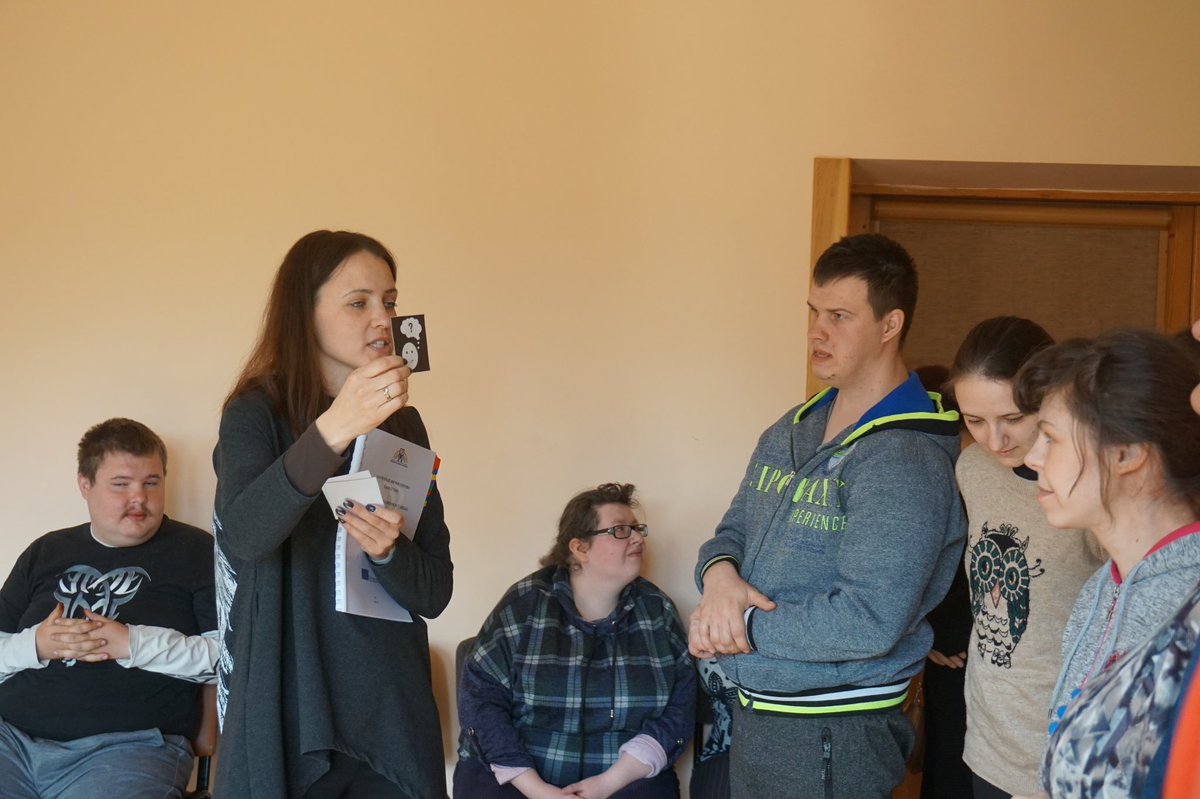 JCentras's tweet photo. STELLA project dissemination.
We are very happy to talk about important things with our friends Pasvalio Viltis.

#WeAreSTELLA #KA2_EB17 #Inclusion #AdultLearning #PeopleWithDisabilities #ProjectTeam #Lithuania https://t.co/V9cYXWAqbh