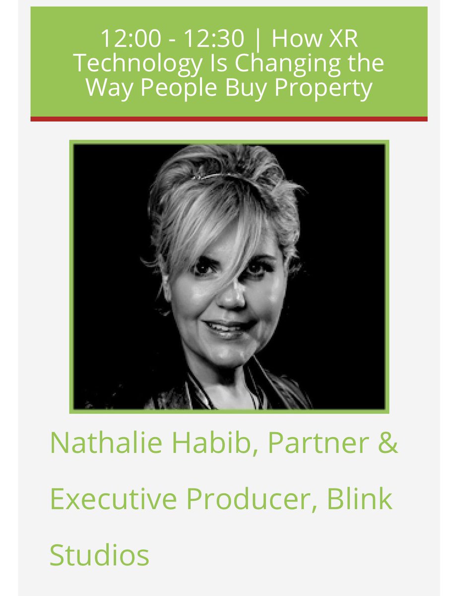 Blink Studios (@blinkstudios_ae) on Twitter photo Catch Nathalie Habib talk about how Blink Studios is at the forefront of XR technology and how it can affect the property industry. CityScape Abu Dhabi - Wednesday 12pm <a href="/CityscapeMENA/">Cityscape Intelligence</a> #blinktalks #XR #immersivereality #extendedreality Catch Nathalie Habib talk about how Blink Studios is at the forefront of XR technology and how it can affect the property industry. CityScape Abu Dhabi - Wednesday 12pm <a href="/CityscapeMENA/">Cityscape Intelligence</a> #blinktalks #XR #immersivereality #extendedreality