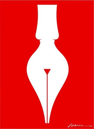 TreePens's tweet image. ريشة قلم الحبر صممت لتكون الجزء السفلي للمرأة - هي بوابة الدخول على الرجل والفتنة التي خشاها الرسول محمد ﷺ على المسلمين وهن الذين يتبعن الدجال آخر الزمان مع الأطفال إعجاباً به ... ﴿ن والقلم وما يسطرون ۝ ما أنت بنعمة ربك بمجنون﴾ [القلم: ١-٢] وهن لفكر سحر مكتوب للجنون .